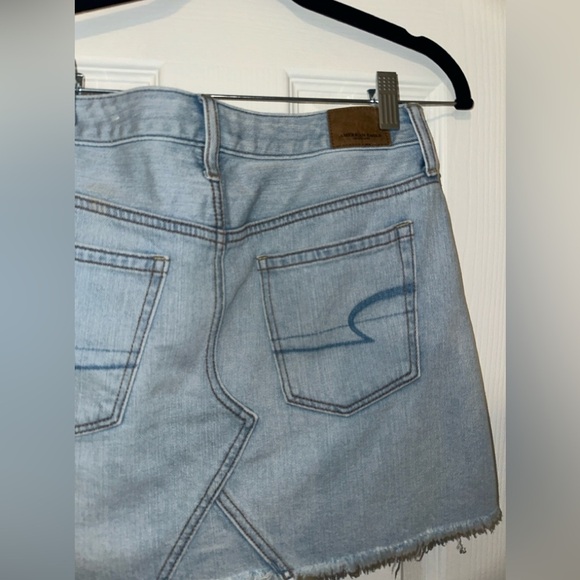 AE High Rise Denim Mini Skirt - Picture 3 of 10